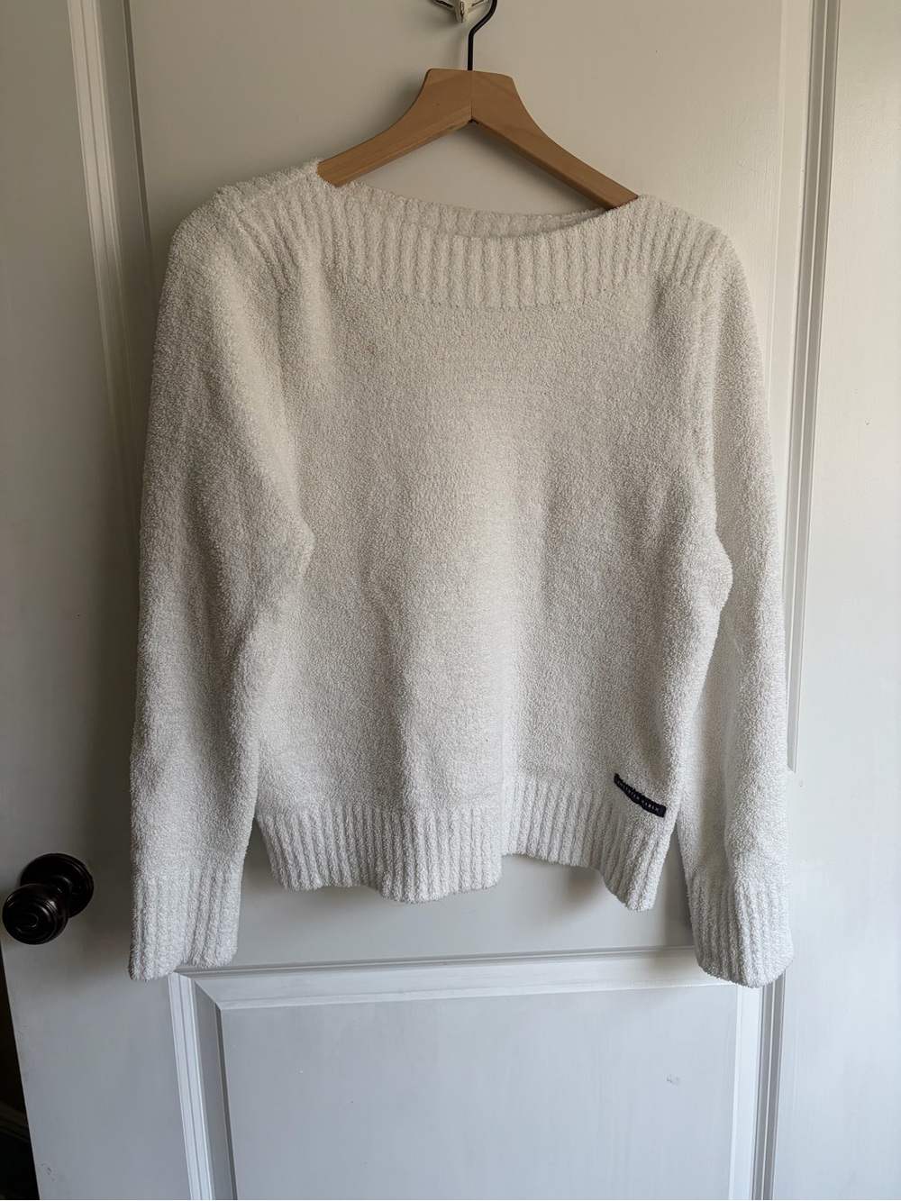 Southern Marsh Women's Cream Crewneck Knit Sweater